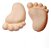 Molde De Silicone: Pézinhos de Bebê - 2,5 cm - Imagem 3