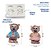 Molde De Silicone: Casal de Ursos - 2,7 x 1,5 cm - Imagem 2