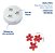 Molde De Silicone: 3 Micro Flores - 1,0 cm - Imagem 2
