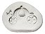 Molde De Silicone: Carruagem da Cinderela - 3,0 x 2,0 cm - Imagem 3