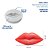 Molde De Silicone: Boca - 4,0 x 1,5 cm - Imagem 2