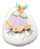 Molde De Silicone: Vestido Princesa - 3,0 x 2,5 cm - Imagem 1