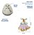 Molde De Silicone: Vestido Princesa - 3,0 x 2,5 cm - Imagem 2