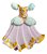 Molde De Silicone: Vestido Princesa - 3,0 x 2,5 cm - Imagem 4