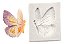Molde De Silicone: Borboleta - 4,5 x 2,5 cm - Imagem 3