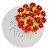 Molde De Silicone: Buquê de Flores - 3,5 x 3,5 cm - Imagem 1