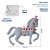 Molde De Silicone: Cavalo - 4,0 x 4,5 cm - Imagem 2