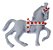 Molde De Silicone: Cavalo - 4,0 x 4,5 cm - Imagem 5
