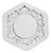Molde De Silicone: Moldura de Arabesco - 5,0 x 5,0 cm - Imagem 3