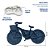Molde De Silicone: Bicicleta - 4,5 x 7,5 cm - Imagem 2