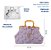 Molde De Silicone: Bolsa de Grife - 4,5 x 5,5 cm - Imagem 2