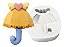 Molde de Silicone: Guarda-Chuva - 4,5 x 4,0 cm - Imagem 3