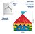 Molde De Silicone: Tenda de Circo - 4,5 x 4,0 cm - Imagem 2