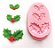 Molde de Silicone: Folhas Natalinas - Imagem 3
