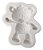 Molde De Silicone: Urso de Pelúcia - 7,5 x 6,0 cm - Imagem 3