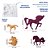 Molde De Silicone: Cavalos Diversos - Imagem 2