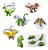 Kit: Moldes de Silicone Dinossauros - 7 peças - Imagem 1