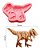 Kit: Moldes de Silicone Dinossauros - 7 peças - Imagem 7