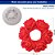 Moldes de Silicone: Coroa de Flores - 2,8 cm - Imagem 2