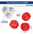 Molde De Silicone: 3 Rosas - 3,0 cm - Imagem 2
