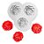 Molde De Silicone: 3 Rosas - 3,0 cm - Imagem 6