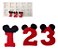 Molde De Silicone: Números Minnie - Imagem 3