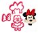 Cortadores: Minnie 4 peças - 8,0 x 6,0 cm - Imagem 3