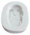 Molde De Silicone: Cabeça Homem de Ferro 3,7 x 2,5 cm - ENVIO IMEDIATO (Pasta Americana, Resina) - Imagem 3