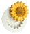 Molde De Silicone: Girassol - 4,3 cm - Imagem 4