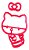 Cortador de Biscoito: Hello Kitty - 5,0 x 6,5 cm - Imagem 3