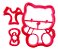 Cortador de Biscoito: Hello Kitty - 6,0 x 5,0 cm - Imagem 3