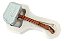 Molde de Silicone: Martelo do Thor - 8,0 x 3,5 cm - Imagem 1