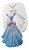 Molde de Silicone: Vestido de Princesa - 6,0 x 4,5 cm - Imagem 1