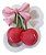 Molde de Silicone: Cerejas - 7,5 x 4,5 cm - Imagem 1
