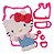 Cortador de Biscoito: Hello Kitty - 6,5 x 5,0 cm (9 Peças) - Imagem 1