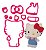 Cortador de Biscoito: Hello Kitty - 6,5 x 5,0 cm (9 Peças) - Imagem 8