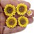 Molde De Silicone: Girassol - 2,3 cm - Imagem 4