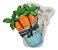 Molde de Silicone: Cenouras no Vaso - 7,0 x 6,0 cm - Imagem 1