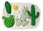 Molde de Silicone: Cactos Variados - Imagem 1