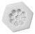 Molde de Silicone: Florzinha - 2,5 x 2,5 cm - Imagem 3