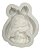Molde De Silicone: Coelho Fofinho - 8,0 x 6,5 cm - Imagem 3