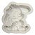 Molde De Silicone: Coelhinha com Chupeta - 6,5 x 7,0 cm - Imagem 3