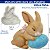 Molde De Silicone: Coelhinho com Ovo - 6,5 x 7,0 cm - Imagem 2