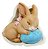 Molde De Silicone: Coelhinho com Ovo - 6,5 x 7,0 cm - Imagem 1