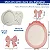 Molde de Silicone: Moldura e Laços - Imagem 2