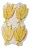 Molde de Silicone: Trigo - 2,5 x 5,0 cm - Imagem 1