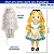 Molde de Silicone: Alice em Pé - 10,0 x 5,0 cm - Imagem 2