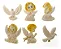 Molde de Silicone: Anjos e Pombas - Imagem 1