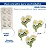 Molde De Silicone: 4 Flores - 2,5 x 2,0 cm - Imagem 2