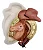 Molde De Silicone: Cowboy - 7,5 x 5,0 cm - Imagem 1